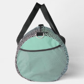 Modern abstract digital pattern design 1246 ダッフルバッグ (右)