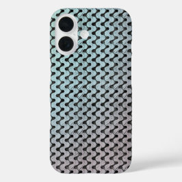 Modern abstract digital pattern design 1246 iPhone 16ケース