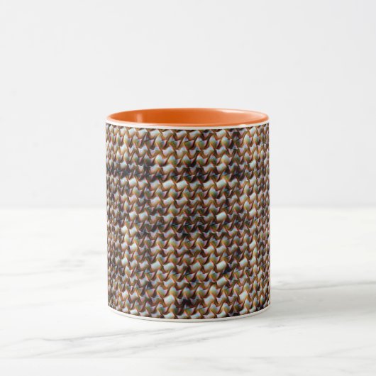 Modern abstract digital pattern design 1247 マグカップ (中央)