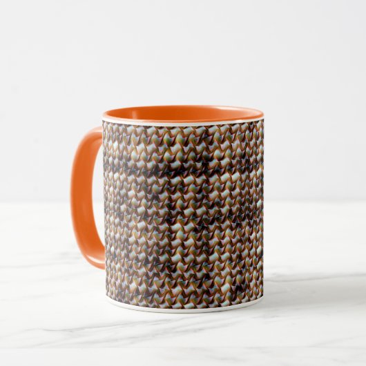 Modern abstract digital pattern design 1247 マグカップ (正面左)