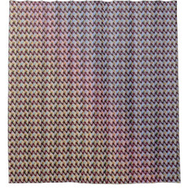 Modern abstract digital pattern design 1260 シャワーカーテン