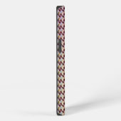 Modern abstract digital pattern design 1260 iPhoneケース (右側面)