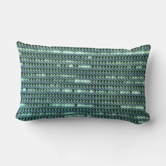 Modern abstract digital pattern design 1261 ランバークッション (裏面)