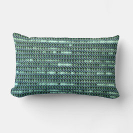 Modern abstract digital pattern design 1261 ランバークッション