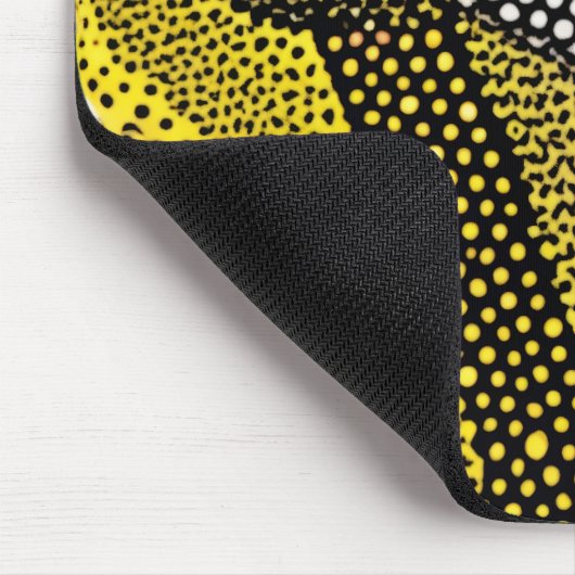 Modern Abstract Dot Pattern  マウスパッド (コーナー)