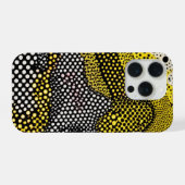 Modern Abstract Dot Pattern  iPhoneケース (裏面横)