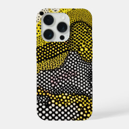 Modern Abstract Dot Pattern  iPhone 15 Proケース
