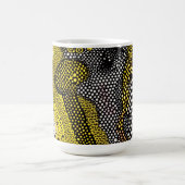 Modern Abstract Dot Pattern Mug コーヒーマグカップ (中央)