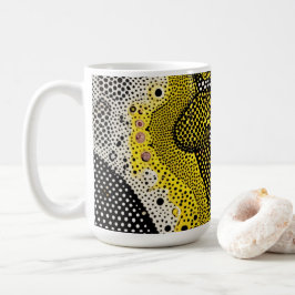 Modern Abstract Dot Pattern Mug コーヒーマグカップ