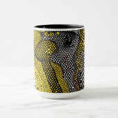 Modern Abstract Dot Pattern Mug マグカップ (中央)