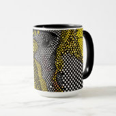 Modern Abstract Dot Pattern Mug マグカップ (正面右)