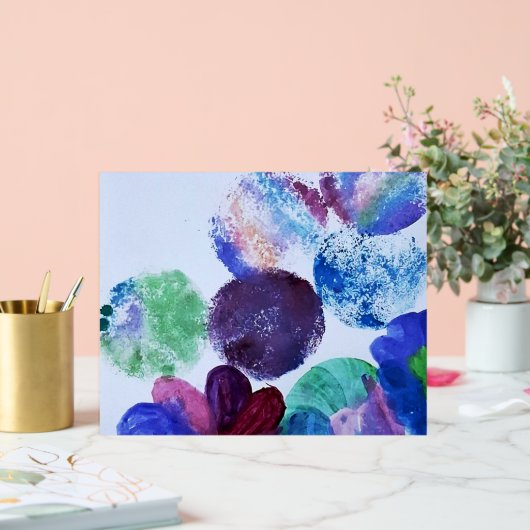 Modern Abstract Floral アクリルサイン (ウェディング)