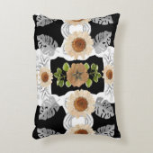 Modern abstract floral art アクセントクッション (正面(垂直))