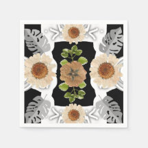 modern abstract floral art