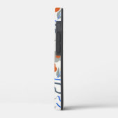 Modern Abstract Flowers Boho Wavy Case-Mate iPhoneケース (裏面 / 左)