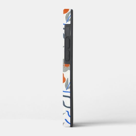 Modern Abstract Flowers Boho Wavy Case-Mate iPhoneケース (裏面 / 左)