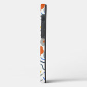Modern Abstract Flowers Boho Wavy Case-Mate iPhoneケース (裏面 / 左)