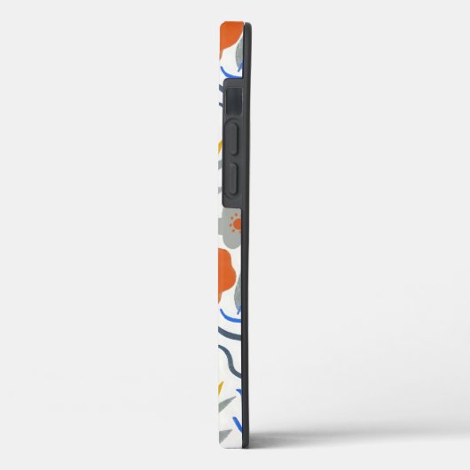 Modern Abstract Flowers Boho Wavy Case-Mate iPhoneケース (裏面 / 左)
