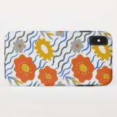 Modern Abstract Flowers Boho Wavy Case-Mate iPhoneケース (裏面(横))