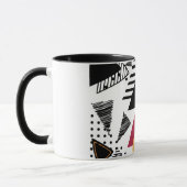 Modern Abstract geometric art マグカップ (左)