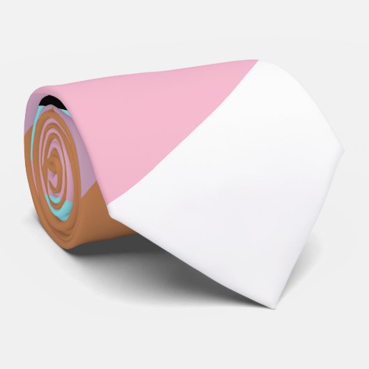 Modern abstract geometric color block pattern ネクタイ (ロール)