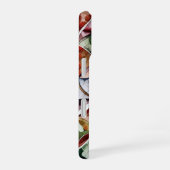 Modern abstract geometric digital pattern 55 iPhone 16ケース (右側面)