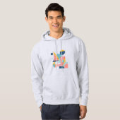 Modern Abstract Geometric Hoodie Design, Minimalis パーカ (正面フル)