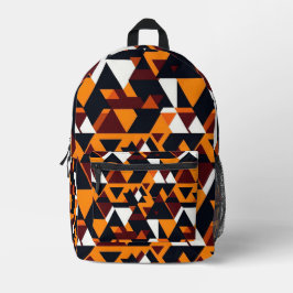 Modern abstract geometric pattern 1 - Backpack プリントバックパック