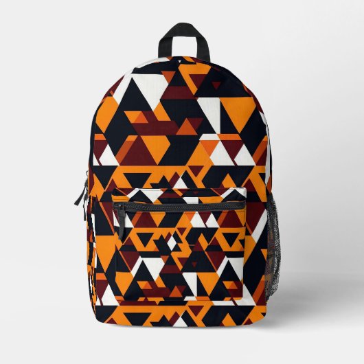 Modern abstract geometric pattern 1 - Backpack プリントバックパック (正面)
