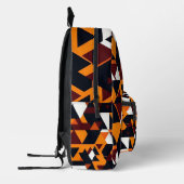 Modern abstract geometric pattern 1 - Backpack プリントバックパック (左)
