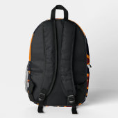 Modern abstract geometric pattern 1 - Backpack プリントバックパック (裏面)