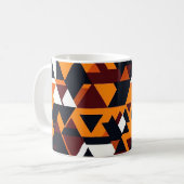 Modern abstract geometric pattern 1 - Coffee Mug コーヒーマグカップ (正面左)