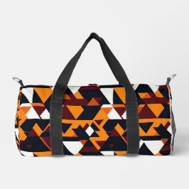 Modern abstract geometric pattern 1 - Duffle Bag ダッフルバッグ