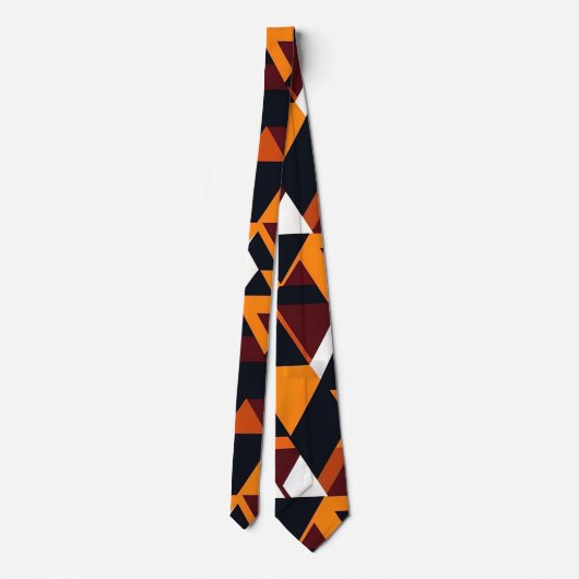 Modern abstract geometric pattern 1 - Men's Tie ネクタイ (裏面)