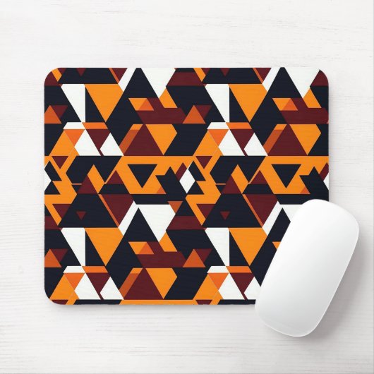 Modern abstract geometric pattern 1 - Mouse Pad マウスパッド (マウス)