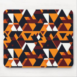 Modern abstract geometric pattern 1 - Mouse Pad マウスパッド