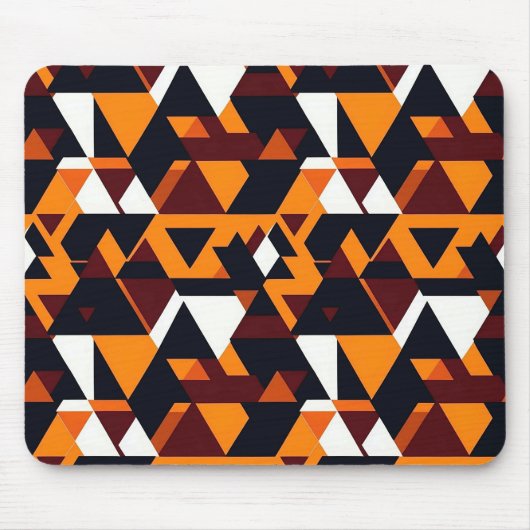 Modern abstract geometric pattern 1 - Mouse Pad マウスパッド (正面)