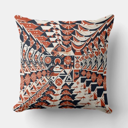 Modern Abstract Geometric surface design 1269 クッション (正面)