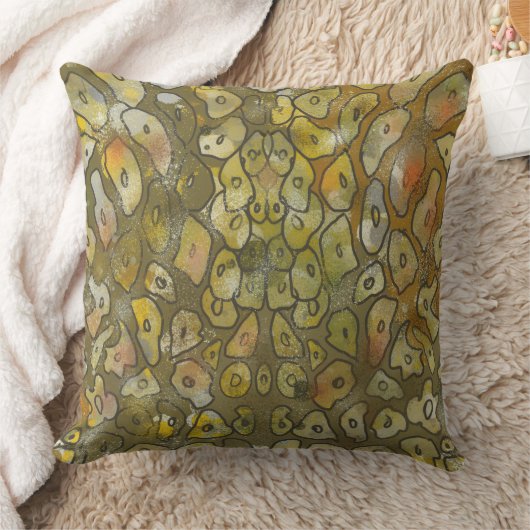 Modern abstract geometric triangular shapes  クッション (ブランケット)