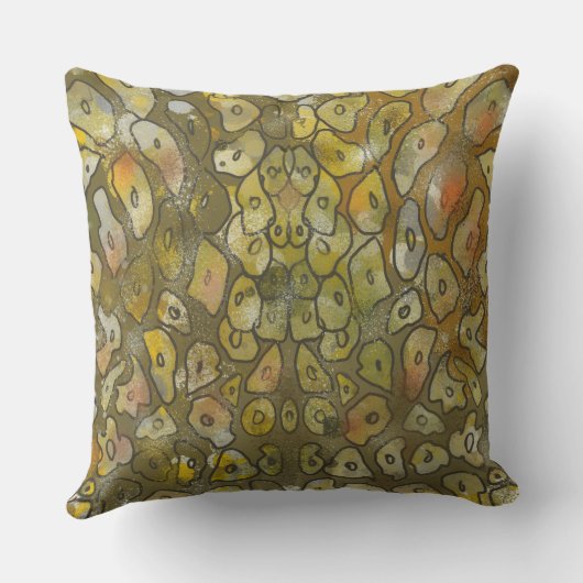 Modern abstract geometric triangular shapes  クッション (裏面)