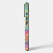 Modern Abstract Glitter Floral Monogram Design Case-Mate iPhoneケース (裏面 / 左)