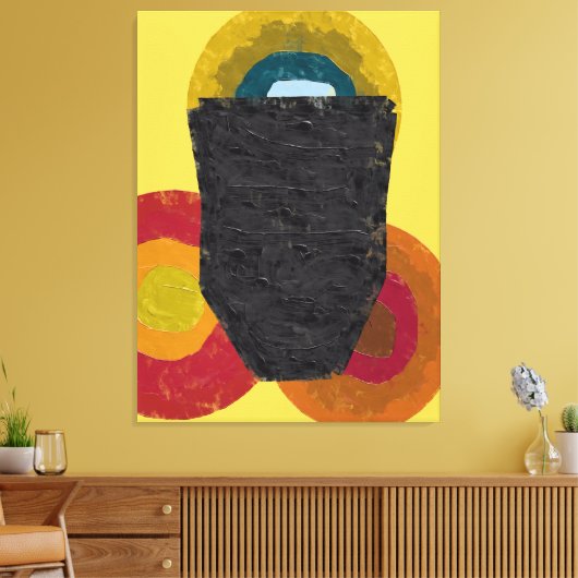 Modern Abstract Identity Concept  キャンバスプリント (インサイチュ (リビング))