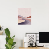 Modern Abstract Landscape Wall Art for Living Room ポスター (ホームオフィス)
