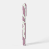 Modern Abstract Lines Pattern couple photo gift  iPhoneケース (右側面)