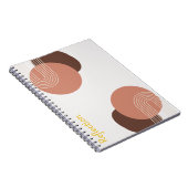 Modern Abstract Minimalist ノートブック (右側)