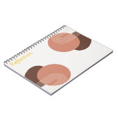 Modern Abstract Minimalist ノートブック (左側)