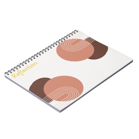 Modern Abstract Minimalist  ノートブック (左側)