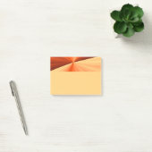 Modern Abstract Orange Red Vanilla Graphic Fractal ポストイット (オフィス)
