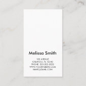 Modern Abstract Painting Artist Business 名刺 (裏面)