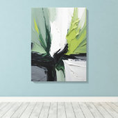 Modern Abstract Painting Canvas Print キャンバスプリント (インサイチュ (ウッドフロア))